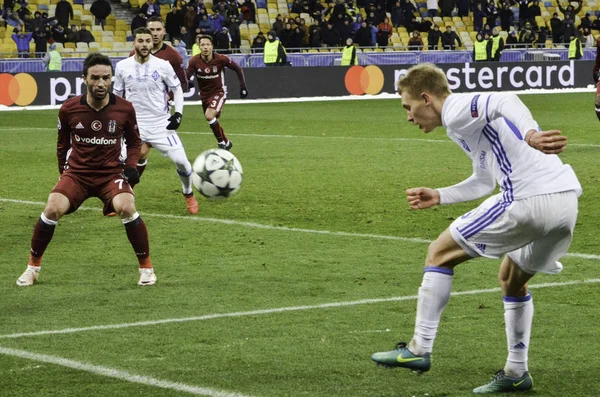 UEFA Champions League match between Dynamo Kiev vs Besiktas — Stock Photo, Image