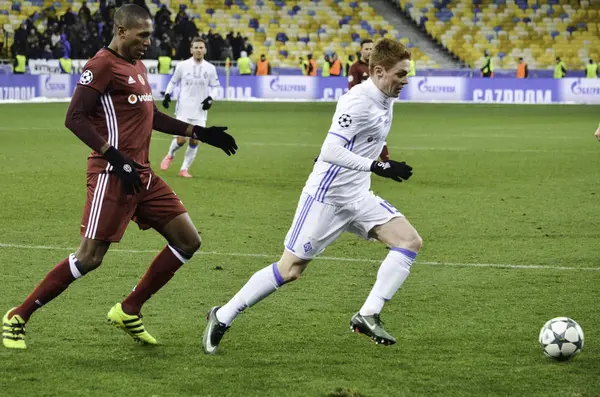Pertandingan Liga Champions UEFA antara Dynamo Kiev melawan Besiktas — Stok Foto