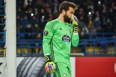 Kharkiv, Ukrayna - 23 Şubat: Sergio Alvarez Uefa Avrupa sırasında