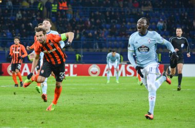 Kharkiv, Ukrayna - 23 Şubat: Pione Sisto Uefa Avrupa Le sırasında
