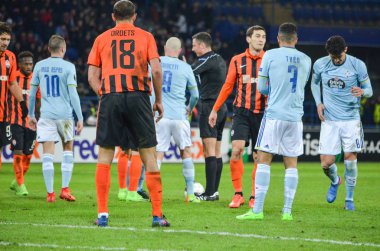  UEFA Avrupa Ligi maç Shakhtar Donetsk vs Rc Celta de Vigo (İspanya arasında)