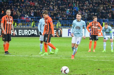  UEFA Avrupa Ligi maç Shakhtar Donetsk vs Rc Celta de Vigo (İspanya arasında)