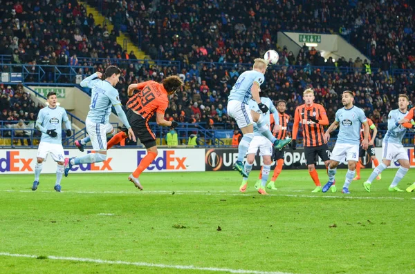 UEFA Európa-Liga mérkőzés között Sahtar Donyeck vs Rc Celta de Vigo (Spanyolország) — Stock Fotó