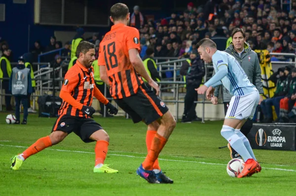 UEFA Europa League match mellan Sjachtar Donetsk vs Rc Celta de Vigo (Spanien) — Stockfoto