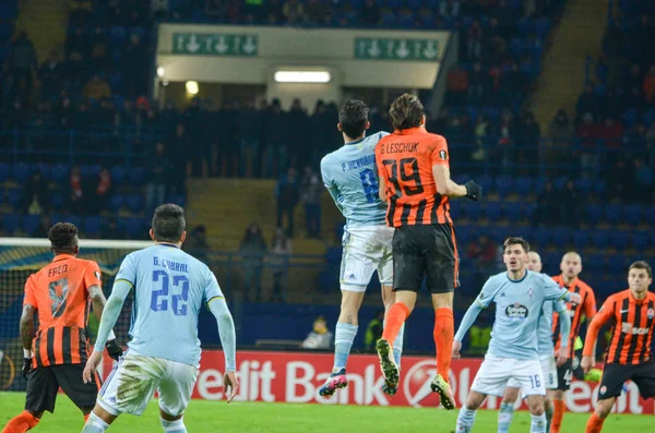 UEFA Európa-Liga mérkőzés között Sahtar Donyeck vs Rc Celta de Vigo (Spanyolország) — Stock Fotó