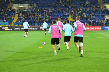 Kharkiv, Ukrayna - 02 Eylül 2017: Türk futbolcu 