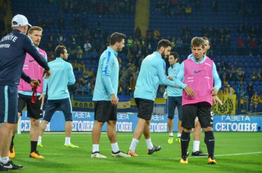 Kharkiv, Ukrayna - 02 Eylül 2017: Türk Futbol oyuncu t