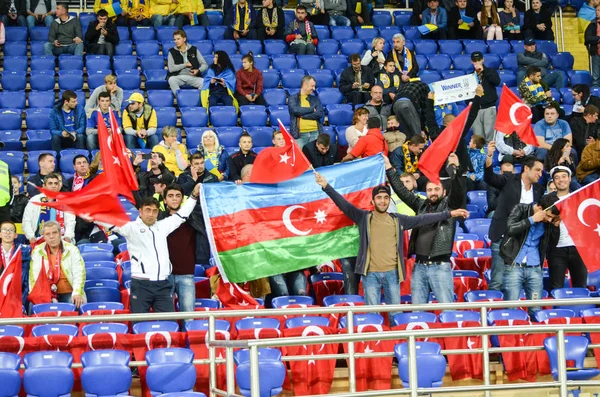 Fifa 세계 컵 2018 게임 터키 국가 대표팀에 대 한 우크라이나 국가 대표팀의 예선 — 스톡 사진