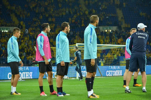 Kharkiv, Ukrayna - 02 Eylül 2017: Türk Futbol oyuncu t