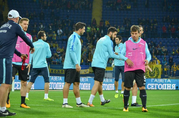 Kharkiv, Ukrayna - 02 Eylül 2017: Türk Futbol oyuncu t