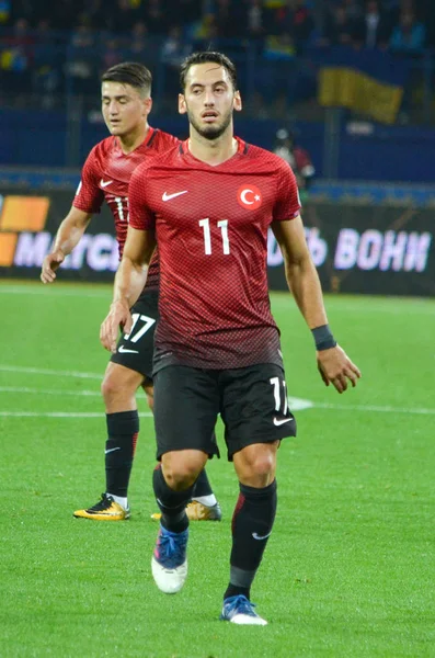 FIFA World Cup 2018 kwalificatie wedstrijd van de nationale ploeg van de Oekraïne tegen Turkse nationale Team — Stockfoto