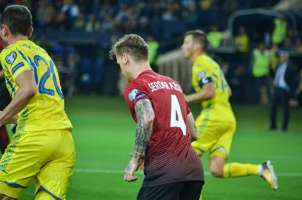 Coupe du monde FIFA 2018 match de qualification de l'équipe nationale d'Ukraine contre l'équipe nationale turque — Photo