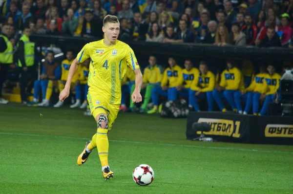 FIFA VM 2018 kvalificerande spel av Ukraina landslag mot turkiska landslaget — Stockfoto