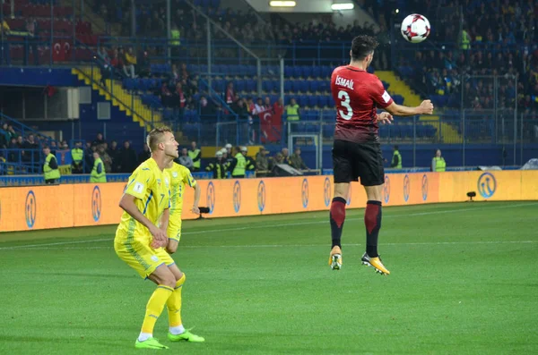 Coupe du monde FIFA 2018 match de qualification de l'équipe nationale d'Ukraine contre l'équipe nationale turque — Photo