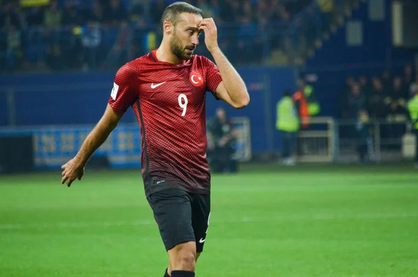 FIFA World Cup 2018 kwalificatie wedstrijd van de nationale ploeg van de Oekraïne tegen Turkse nationale Team — Stockfoto