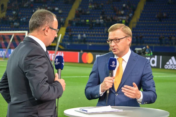 Futbolcu sırasında Uefa Şampiyonlar Ligi maç Shakhtar Rakip Ssc Napoli arasında