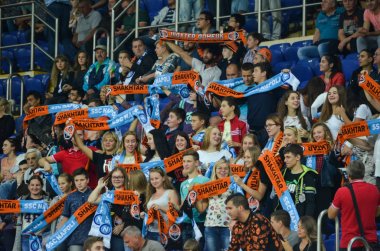 Futbolcu sırasında Uefa Şampiyonlar Ligi maç Shakhtar Rakip Ssc Napoli arasında