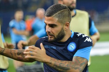 Futbolcu sırasında Uefa Şampiyonlar Ligi maç Shakhtar Rakip Ssc Napoli arasında