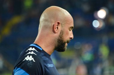 Futbolcu sırasında Uefa Şampiyonlar Ligi maç Shakhtar Rakip Ssc Napoli arasında