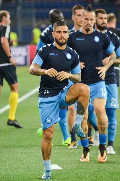 Futbolcu sırasında Uefa Şampiyonlar Ligi maç Shakhtar Rakip Ssc Napoli arasında