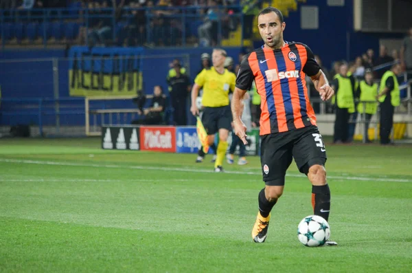 Futbolcu sırasında Uefa Şampiyonlar Ligi maç Shakhtar Rakip Ssc Napoli arasında