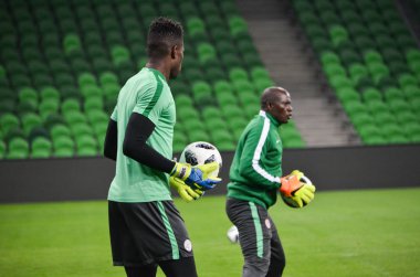 Krasnodar, Rusya - 14 Kasım 2017: Francis Uzoho sırasında bir fr