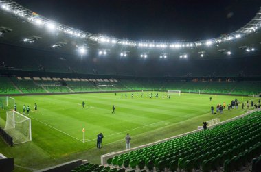 Krasnodar, Rusya - 14 Kasım 2017: Krasn genel bakış