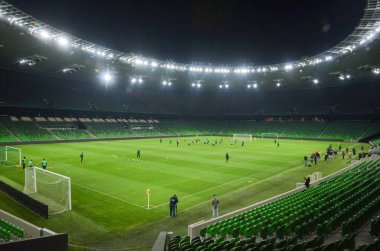 Krasnodar, Rusya - 14 Kasım 2017: Krasn genel bakış