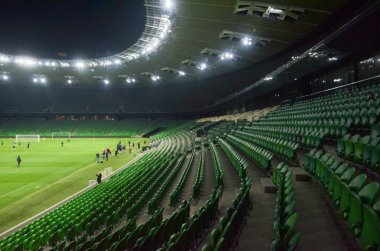 Krasnodar, Rusya - 14 Kasım 2017: Krasn genel bakış