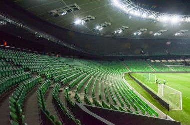 Krasnodar, Rusya - 14 Kasım 2017: Krasn genel bakış