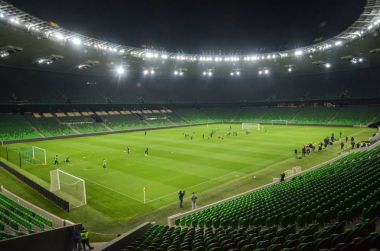 Krasnodar, Rusya - 14 Kasım 2017: Krasn genel bakış