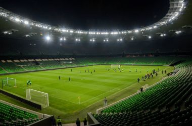 Krasnodar, Rusya - 14 Kasım 2017: Krasn genel bakış