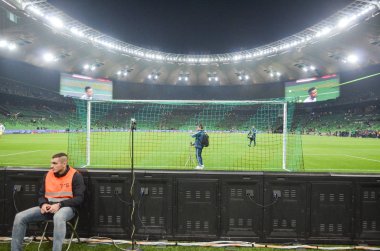 Krasnodar, Rusya - 14 Kasım 2017: Krasnodar Stadyumu portre
