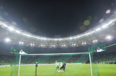 Krasnodar, Rusya - 14 Kasım 2017: Krasnodar Stadyumu portre