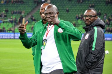 Krasnodar, Rusya - 14 Kasım 2017: Nijeryalı heyet d