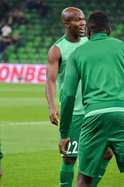 Krasnodar, Rusya - 14 Kasım 2017: Anthony Nwakaeme sırasında bir