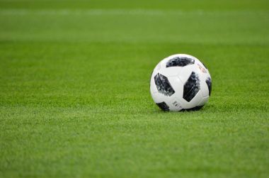 Krasnodar, Rusya - 14 Kasım 2017: Resmi top Telstar