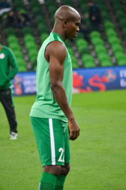 Krasnodar, Rusya - 14 Kasım 2017: Anthony Nwakaeme sırasında bir