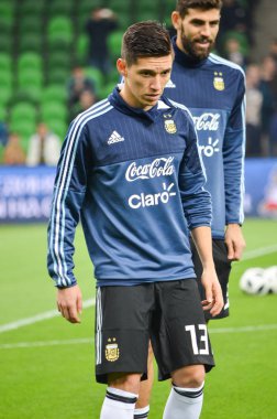 Krasnodar, Rusya - 14 Kasım 2017: Matias Kranevitter sırasında