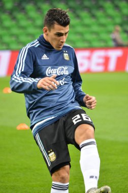 Krasnodar, Rusya - 14 Kasım 2017: Cristian Pavon sırasında bir f