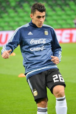 Krasnodar, Rusya - 14 Kasım 2017: Cristian Pavon sırasında bir f