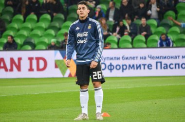 Krasnodar, Rusya - 14 Kasım 2017: Cristian Pavon sırasında bir f