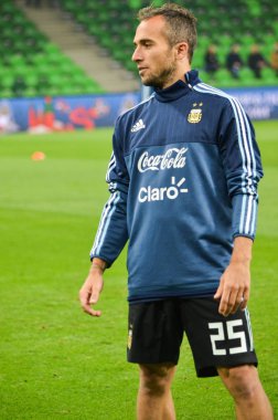 Krasnodar, Rusya - 14 Kasım 2017: Fernando Belluschi sırasında