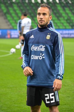 Krasnodar, Rusya - 14 Kasım 2017: Fernando Belluschi sırasında