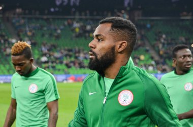 Krasnodar, Rusya - 14 Kasım 2017: Bryan Idowu bir erkekte sırasında