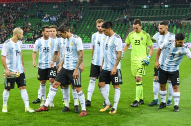 Krasnodar, Rusya - 14 Kasım 2017: Takım çapında fotoğraf fo