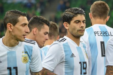 Krasnodar, Rusya - 14 Kasım 2017: Takım çapında fotoğraf fo