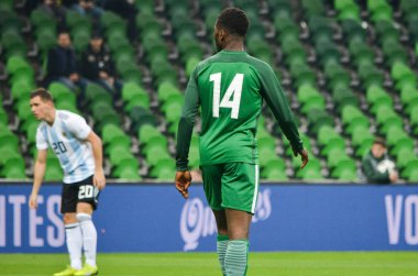 Krasnodar, Rusya - 14 Kasım 2017: Kelechi Iheanacho sırasında 