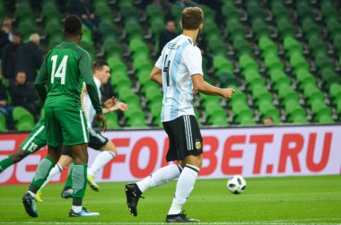 Krasnodar, Rusya - 14 Kasım 2017: Alman Pezzella sırasında bir 