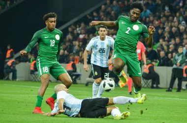 Krasnodar, Rusya - 14 Kasım 2017: Javier Mascherano (C) dur